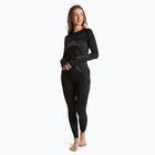 Set de lenjerie termică pentru femei KADVA ALPINESTEP THERMO LIGHT PLUS, fără cusături, negru