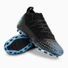 Ghete de fotbal pentru copii OneTeam NAMAYRO TEEN AG/MG negru