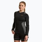 Rashguard pentru femei HOOK FIGHTING Base negru