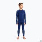 Set complet de lenjerie termică pentru copii KADVA Frosty Jrb Set, fără cusături, bleumarin