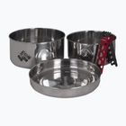 Set de vase turistice Alpinus Jukatan 2l, 1,5 l i 0,6 l stalowy