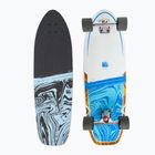 Surfskate Cutback Splash 34" alb-albastru skateboard CUT-SUR-SPL
