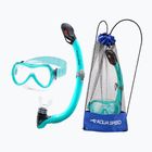 Set de scufundări pentru copii AQUA-SPEED Alize FS + Samos + Mesh turcoaz