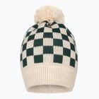 Căciulă de iarnă pentru copii KID STORY Merino green chessboard