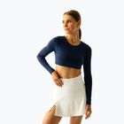 Top de yoga pentru femei JoyInMe Core Crop Top dark navy