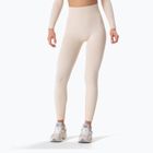 Colanți de antrenament pentru femei Carpatree Allure Seamless cream beige