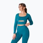 Longsleeve de antrenament pentru femei Carpatree Dopamine Buzz Seamless petrol green