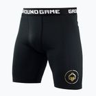 Pantaloni scurți de antrenament pentru bărbați Ground Game Vale Tudo Athletic Gold negru
