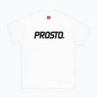 T-shirt pentru bărbați PROSTO Classic XXII alb KL222MTEE1071
