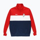 Bluză pentru bărbați PROSTO Half Zip Sweatshirt roșie KL222MSWE1133