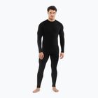 Set de lenjerie termoactivă pentru bărbați Viking Meriboo Base Layer black