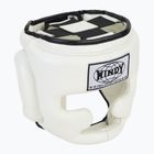 Cască de box  WINDY Genuine Leather white