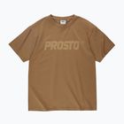 Tricou pentru bărbați PROSTO Big Logo cinnamon beige