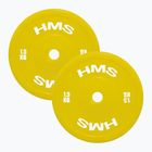 PE Greutate olimpică HMS TPP01 2 x 1,5 kg galben