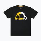 Tricou pentru bărbați MANTO Logo negru