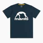 Tricou pentru bărbați MANTO Vibe 25 bleumarin/alb