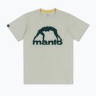Tricou pentru bărbați MANTO Vibe 25 gri deschis/verde închis