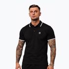 Tricou polo pentru bărbați Octagon Legion Tipped Small Logo 3D Polo black