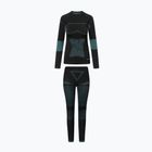Set de lenjerie termică pentru femei Viking Ilsa black/turquoise