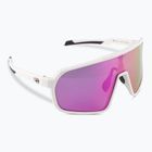 Ochelari de soare GOG Okeanos matt white/black/polychromatic purple-green