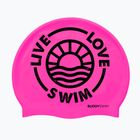 Cască de înot BuddySwim LLS2 Silicone pink