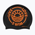 Cască de înot BuddySwim LLS2 Silicone black / orange