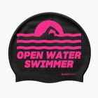 Cască de înot BuddySwim OWS Silicone black / pink