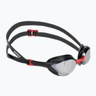 Ochelari de înot ZONE3 Volare Streamline Racing black/red/silver polarizați cu oglindă Revo