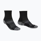 Șosete pentru bărbați Bridgedale Hike Lightweight Performance ¾ Crew black/silver