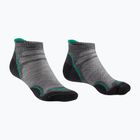 Șosete de trekking pentru femei Bridgedale Hike Ultralight Merino Performance Low mid grey/surf