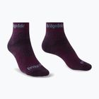 Șosete de trekking pentru femei Bridgedale Hike Midweight Performance Ankle dark purple