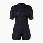 Costum de înot pentru femei Xcel Axis Back Zip Spring 2 mm black/palm/monstera print