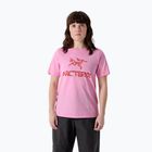 Tricou pentru femei Arcteryx Kragg SL Cotton Heatmap Crew pineberry