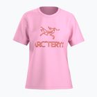 Tricou pentru femei Arcteryx Kragg SL Cotton Heatmap Crew pineberry
