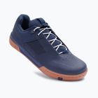 Pantofi de ciclism cu platformă pentru bărbați Crankbrothers Stamp Lace albastru marin și maro CR-STL04281A105