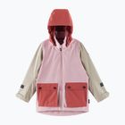 Geacă softshell pentru copii Reima Sysma grey pink