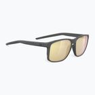 Ochelari de soare Rudy Project Overlap multilaser auriu/ cărbune mat