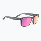 Ochelari de soare Rudy Project Spinhawk Edge crystal ash gloss/multilaser sunset