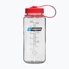 Sticlă turistică Nalgene Wide Mouth clear/red cap