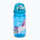 Sticla turistică Nalgene On The Fly Kids 350 ml unicorn albastru