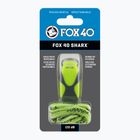 Fluier cu șnur Fox 40 Sharx Safety neon/grey
