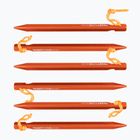 Cuie pentru cort Ticket To The Moon Aluminium 6 szt. orange