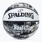 Minge de baschet Spalding Graffiti biały mărimea 7