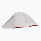 Cort de trekking 3-persoane Naturehike Cloud Up 3 Pro 20D light gray/red