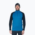 Bluză termoactivă pentru bărbați Devold Duo Active Merino 205 Zip Neck blue/ink