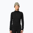 Bluză termoactivă pentru femei Devold Duo Active Merino 205 Zip Neck black