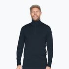 Bluză termoactivă pentru bărbați Devold Breeze Plus Merino 200 Zip Neck ink