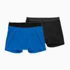 Boxeri termoactivi pentru bărbați Devold Breeze Merino 150 Hipser 2 pack black/royal