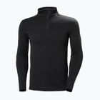 Bluză termoactivă pentru bărbați Helly Hansen Lifa Merino Midweight 1/2 Zip black