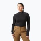 Bluză termoactivă pentru femei Helly Hansen Lifa Merino Midweight 1/2 Zip black